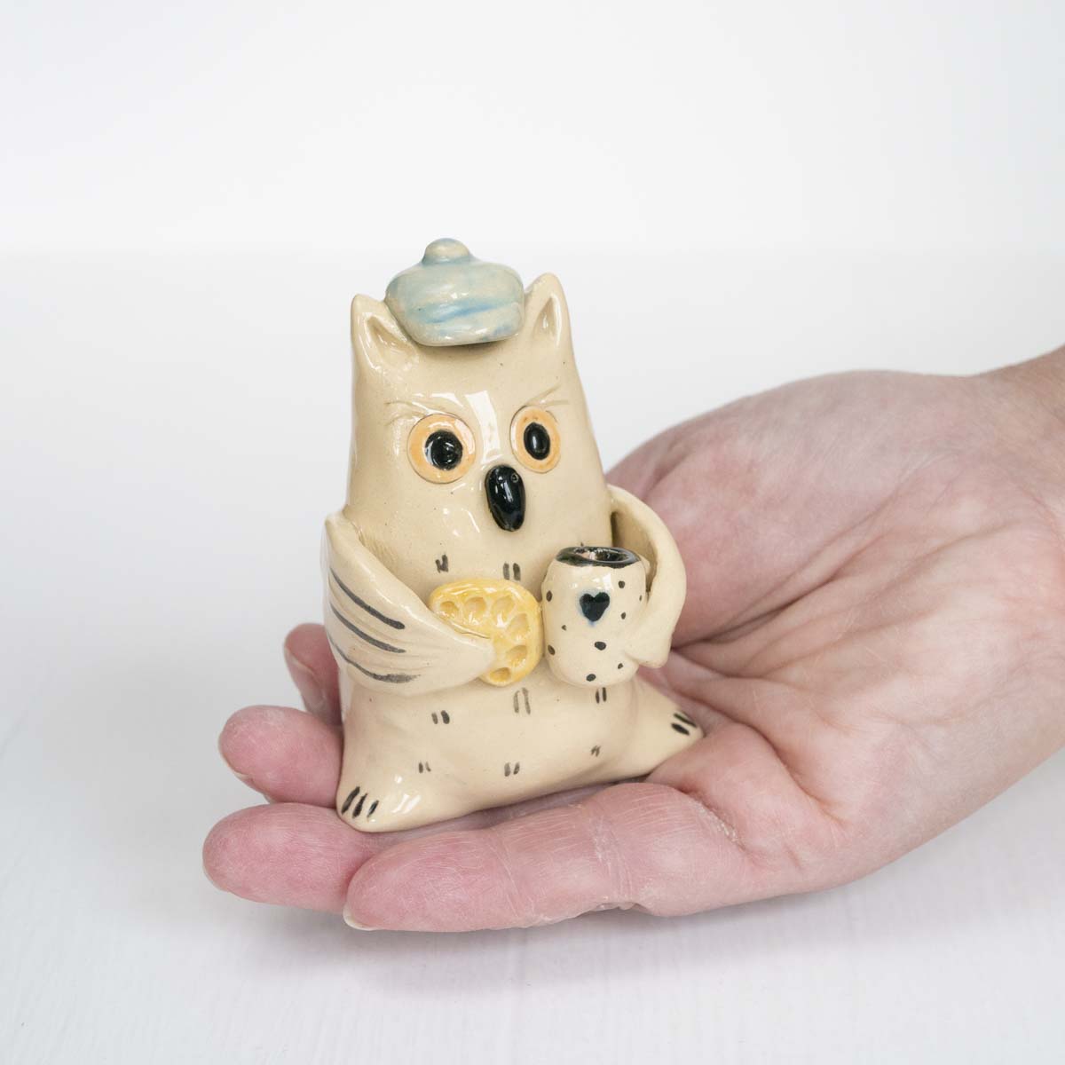 Фигурка, сова, ручная работа модель 1991