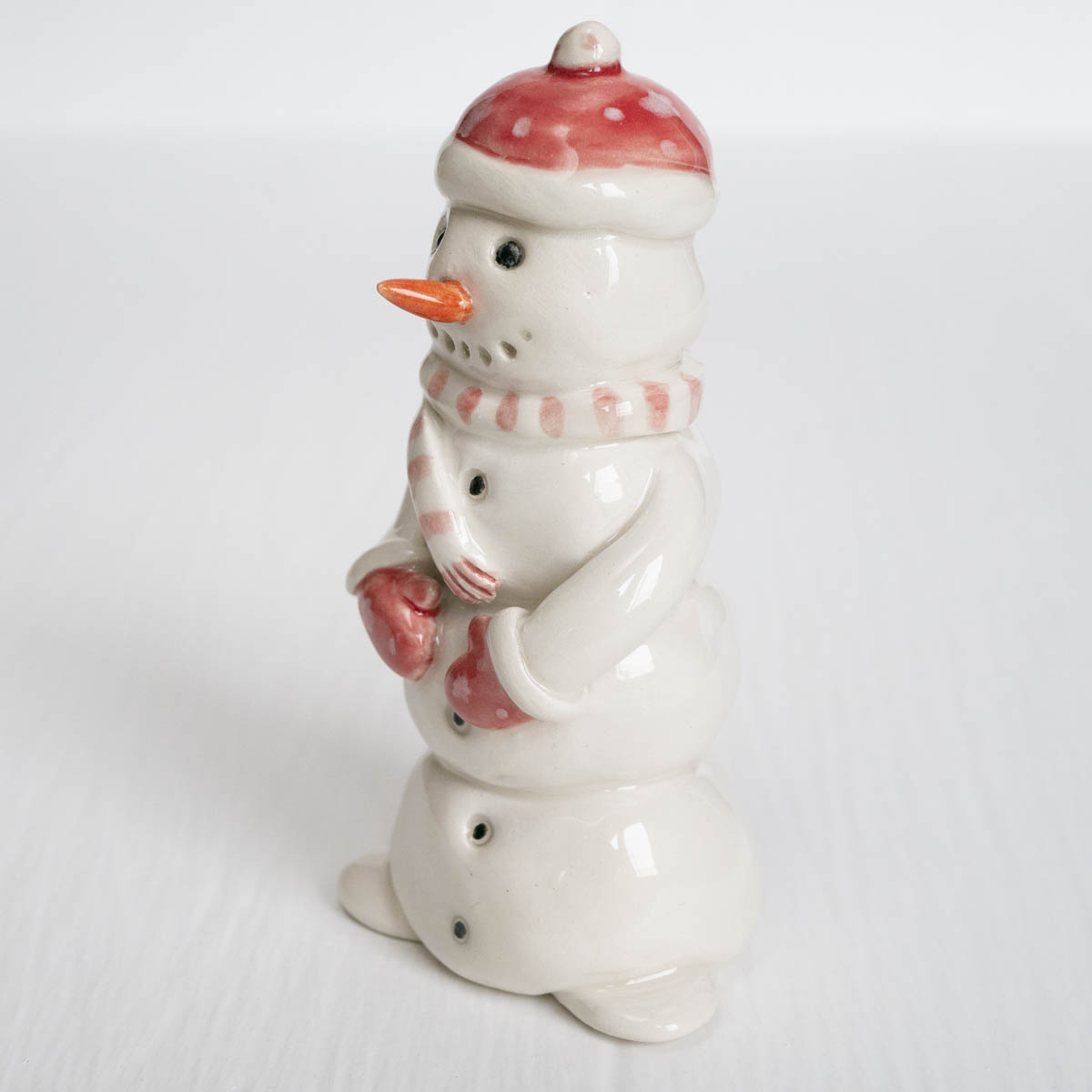 Фигурка из керамики, снеговик, модель 2290