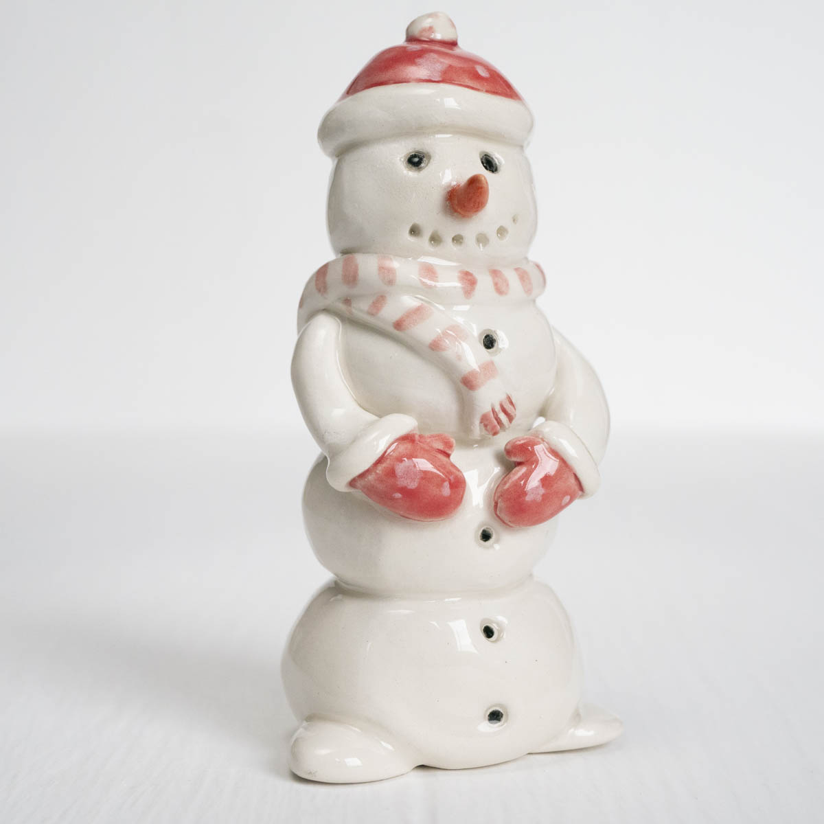 Фигурка из керамики, снеговик, модель 2290